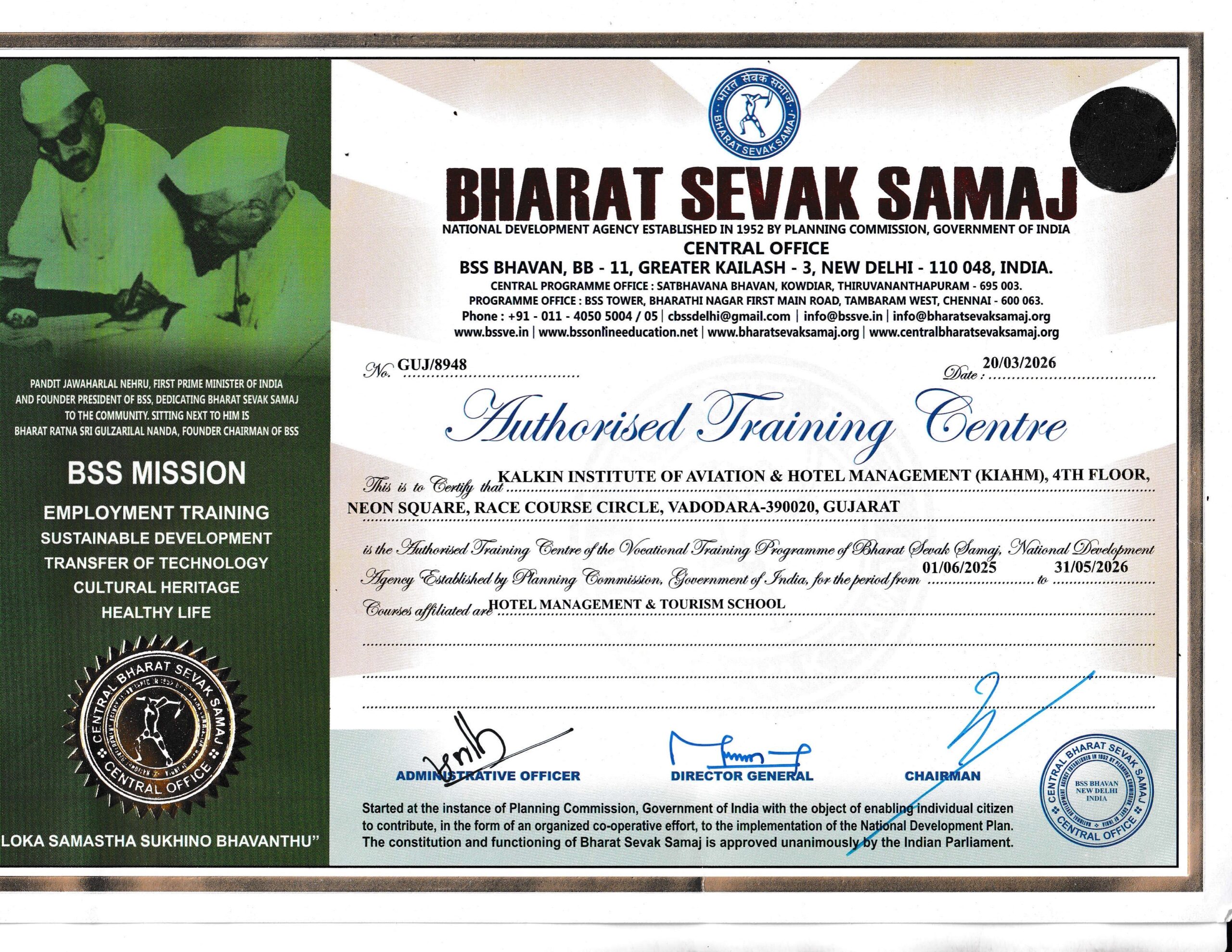 Glocal University Certificate 2024