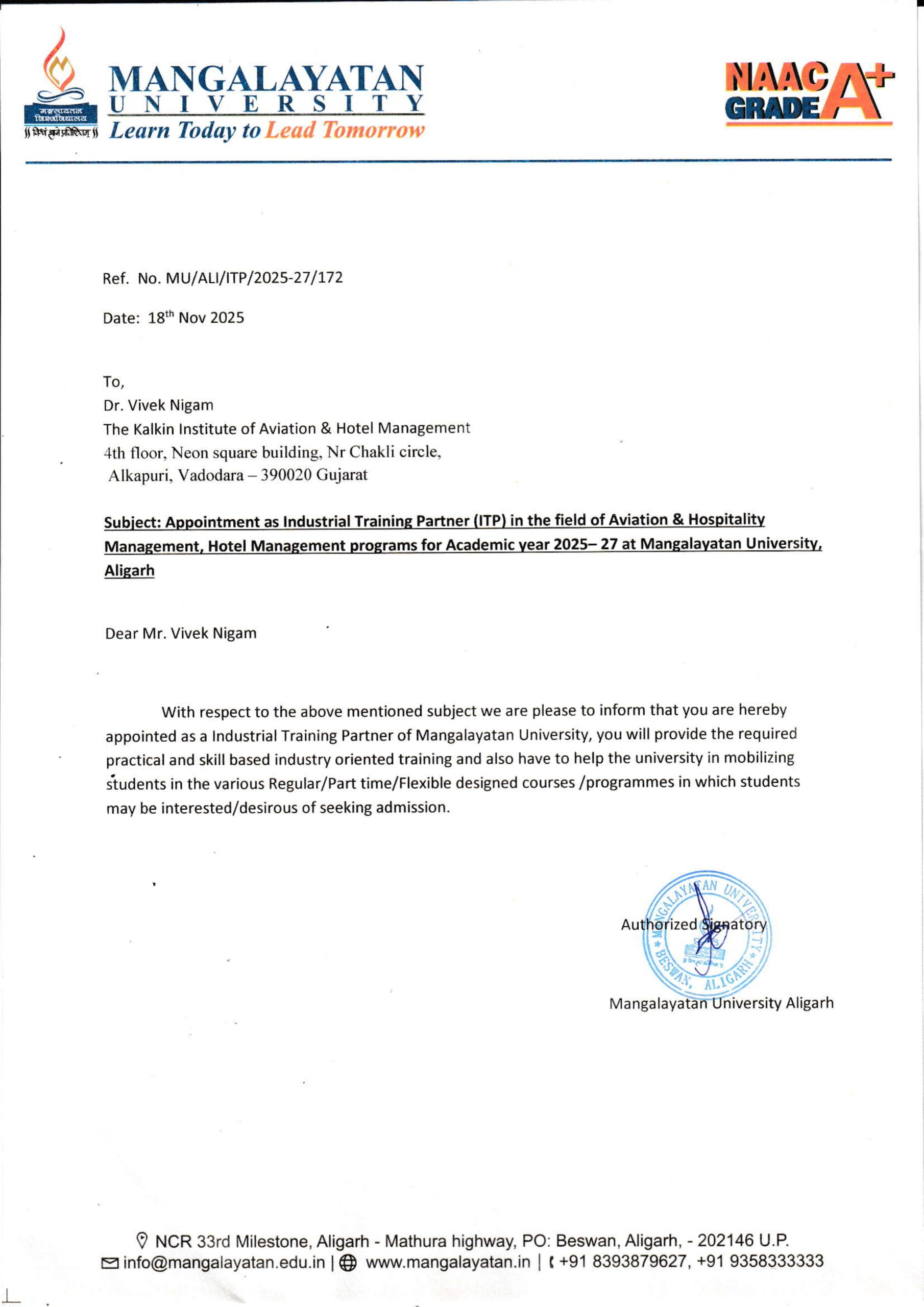 Glocal University Certificate 2025