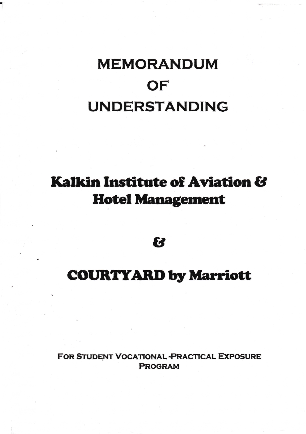 Glocal University MoU